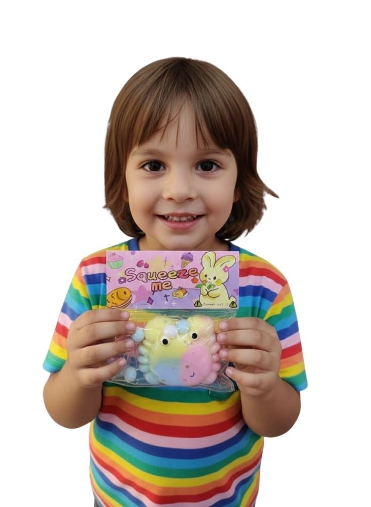 Premium Cute Pastel Crab Squishy Toy – Soft Stress Relief Animal Figure, No Character - Image 3